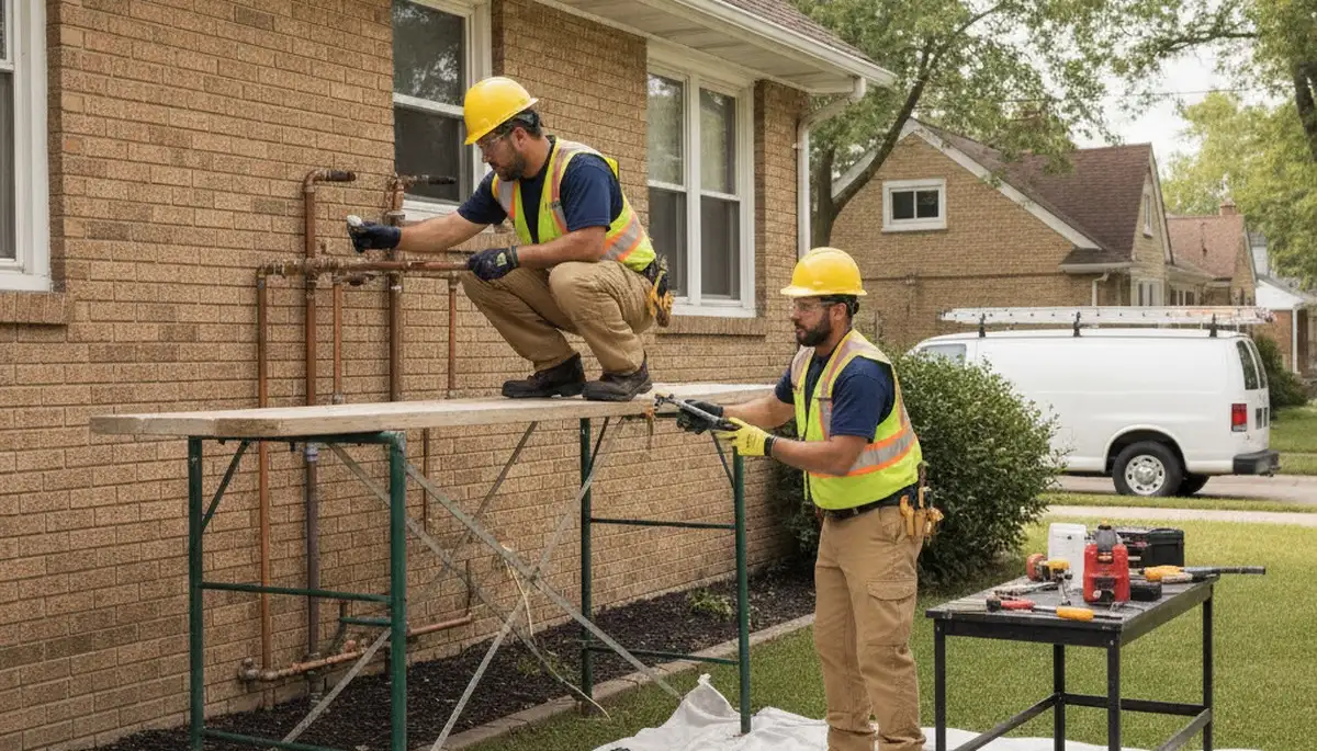 Detroit, MI plumbing repair service truck for emergency pipe and drain repairs