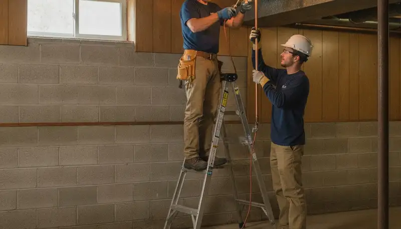 Detroit, MI plumbing repair service truck for professional residential and commercial plumbing repairs