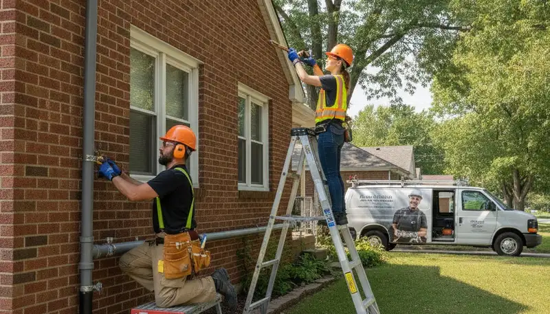 Detroit, MI plumbing repair service truck for emergency pipe and drain repairs