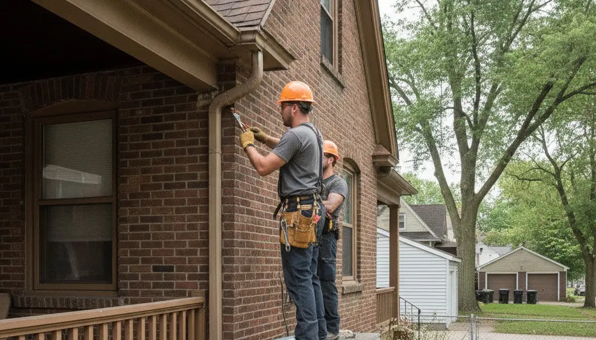 Detroit, MI plumber repairing a residential plumbing leak for a local plumbing-repair service
