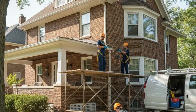 Detroit, MI plumber repairing a pipe for residential plumbing service