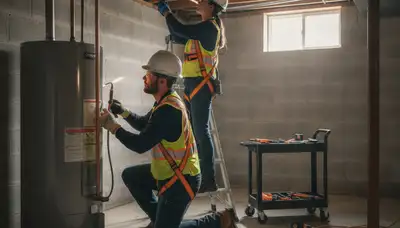 Detroit, MI plumber repairing a residential leak for plumbing repair service