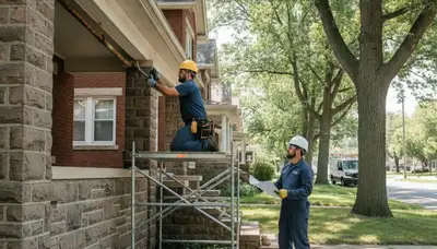 Detroit, MI plumbing repair technician servicing residential pipes for plumbersindetroitmi-new.com