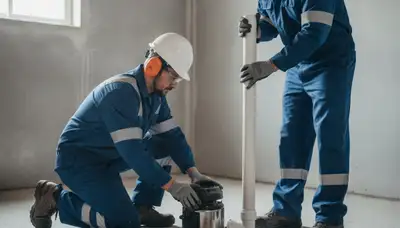 Sump pump installation for Detroit, MI basement waterproofing by On Call Plumbers
