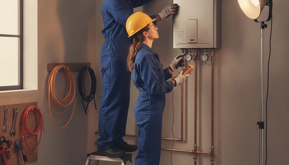 Tankless water heater installation service for Detroit, MI homes