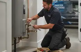 Water heater repair service in Detroit, MI for plumbing-repair business homepage widget